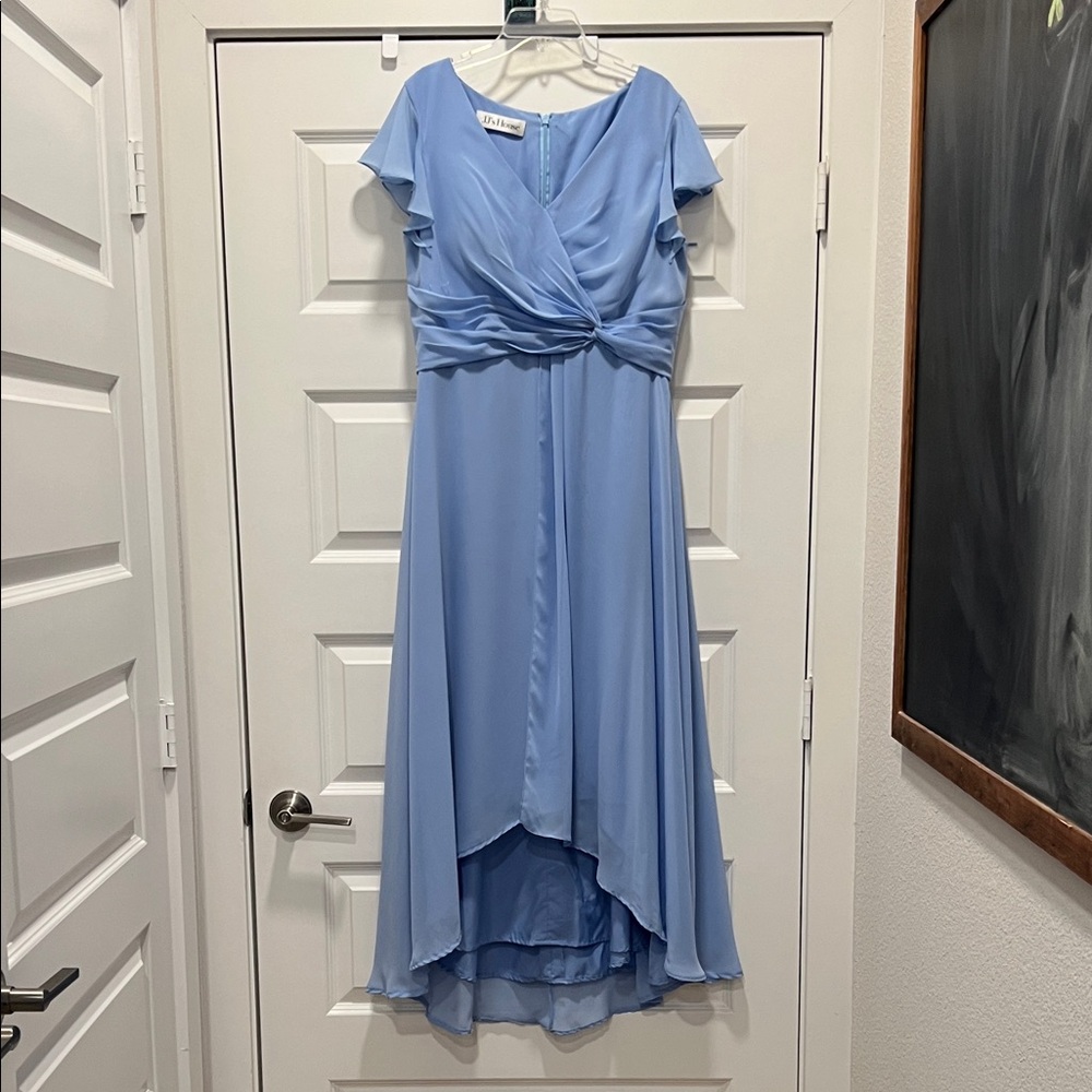 JJ’s House A-line Blue Bridesmaid Dress